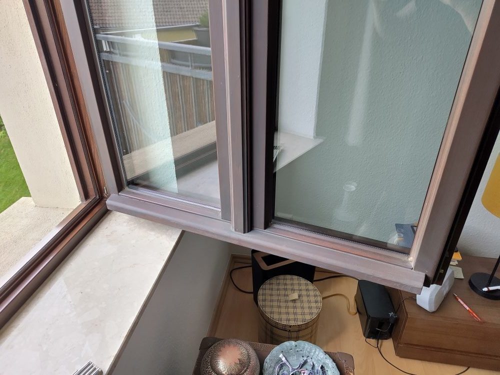 Holzfenster mit Wetterschenkel